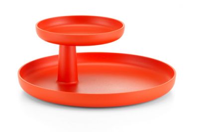 Plateau rotatif rouge coquelicot Vitra